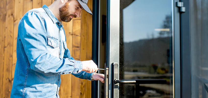 Frameless Glass Storefront Door Locks Replacement in Capitola, CA